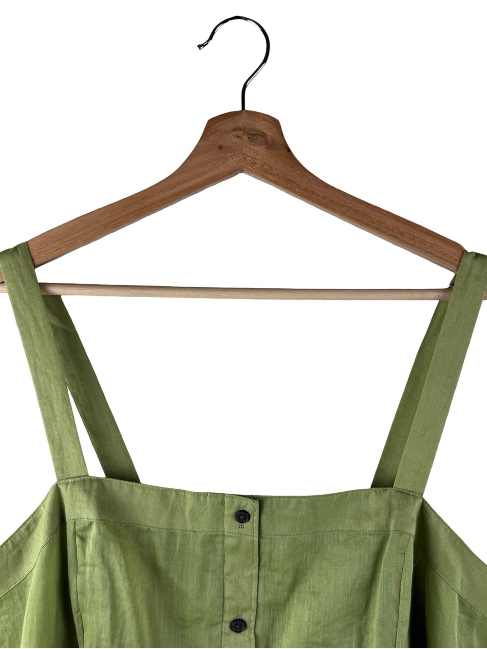NWT Banana Republic Ramie Button Front Tank Top new XL Tall - Picture 6 of 9
